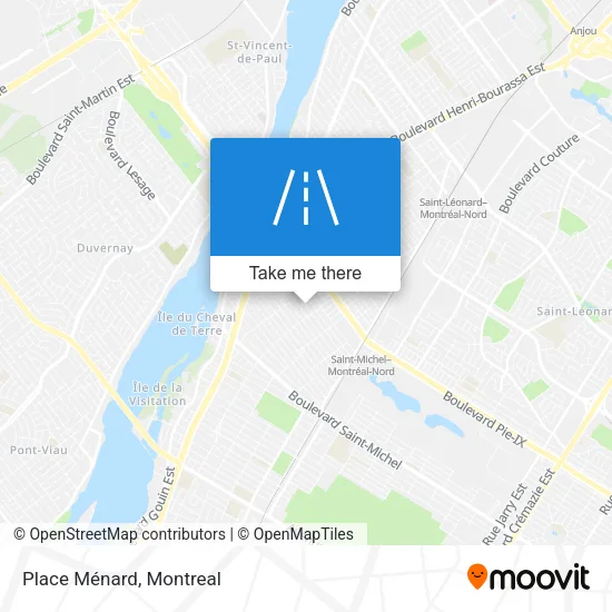 Place Ménard map