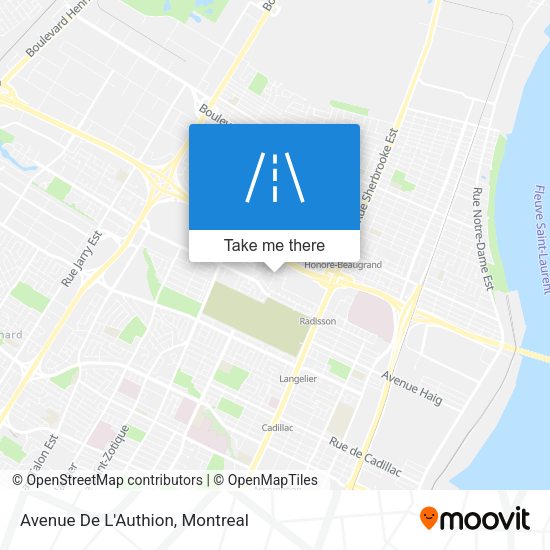 Avenue De L'Authion map