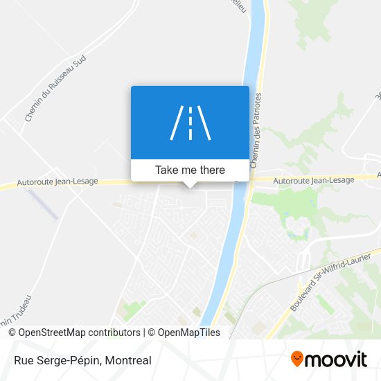 Rue Serge-Pépin map