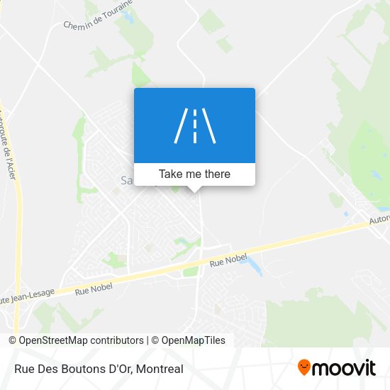 Rue Des Boutons D'Or map