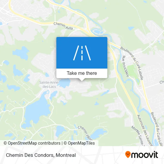 Chemin Des Condors map