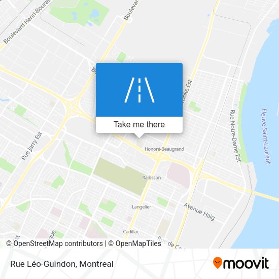 Rue Léo-Guindon map