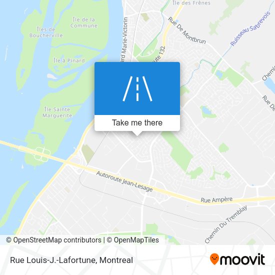 Rue Louis-J.-Lafortune map