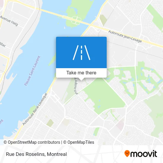 Rue Des Roselins map