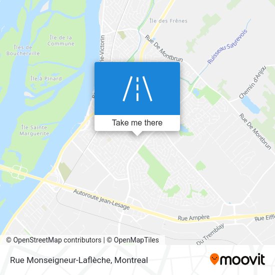 Rue Monseigneur-Laflèche map