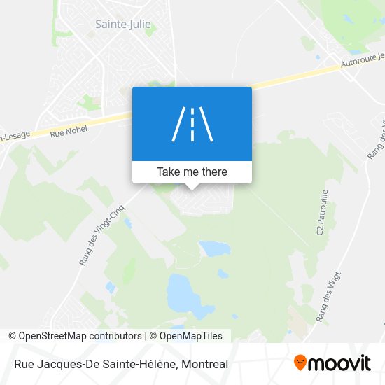 Rue Jacques-De Sainte-Hélène map