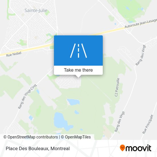 Place Des Bouleaux map