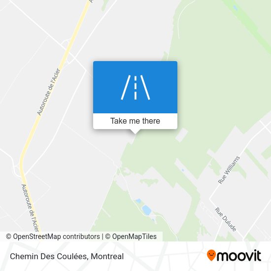 Chemin Des Coulées map