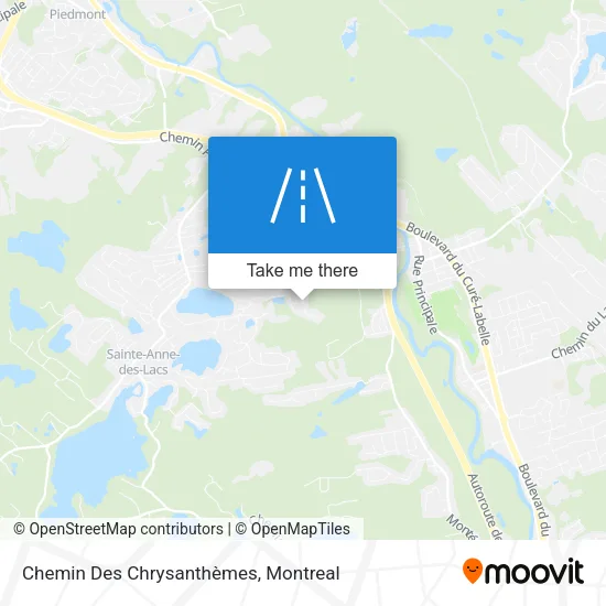 Chemin Des Chrysanthèmes map