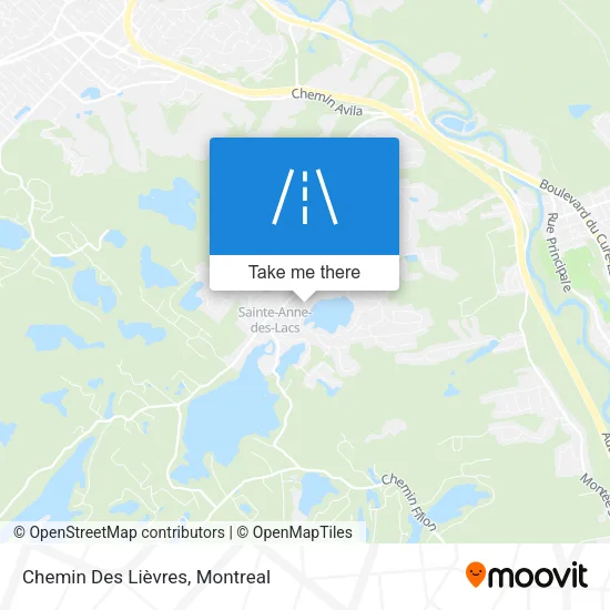 Chemin Des Lièvres map
