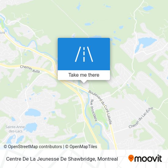 Centre De La Jeunesse De Shawbridge map