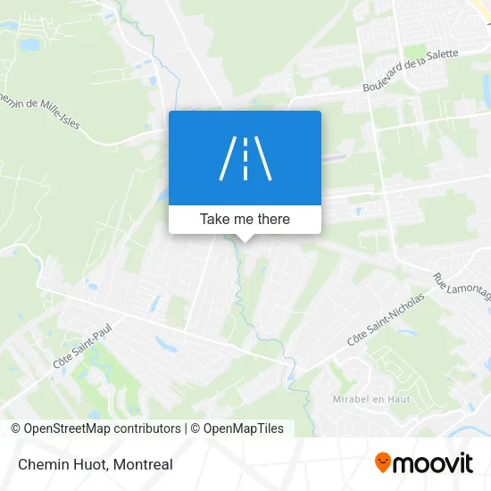 Chemin Huot map