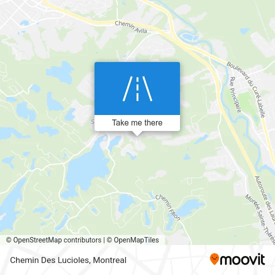 Chemin Des Lucioles map