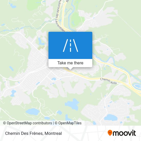 Chemin Des Frênes map