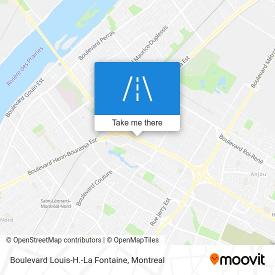 Boulevard Louis-H.-La Fontaine map