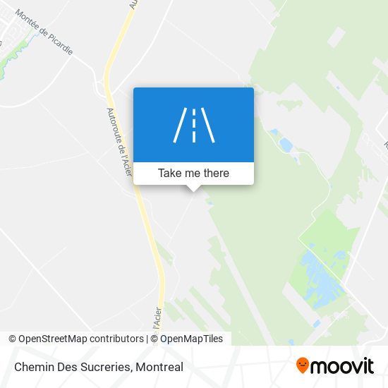Chemin Des Sucreries map