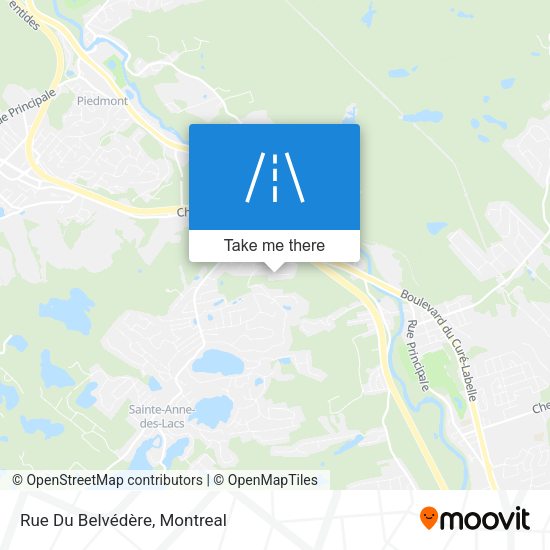Rue Du Belvédère map