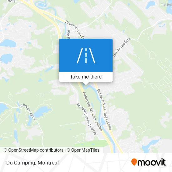 Du Camping map
