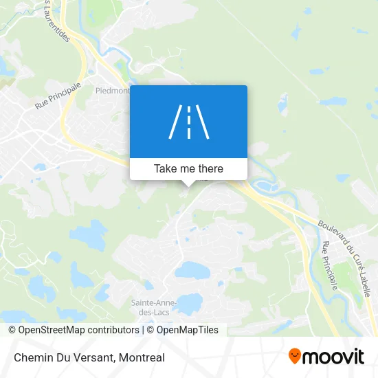 Chemin Du Versant map