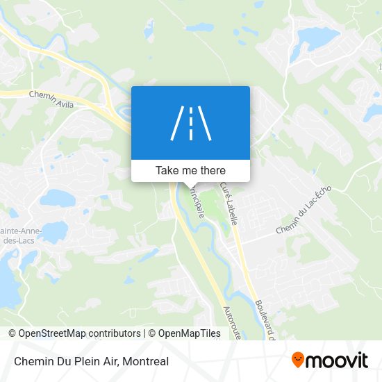 Chemin Du Plein Air map