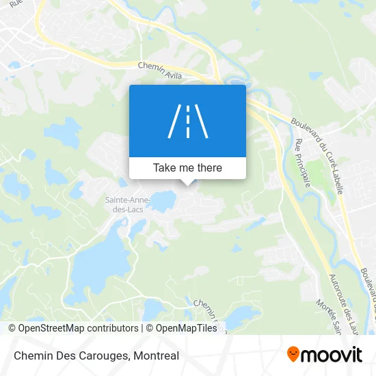 Chemin Des Carouges map