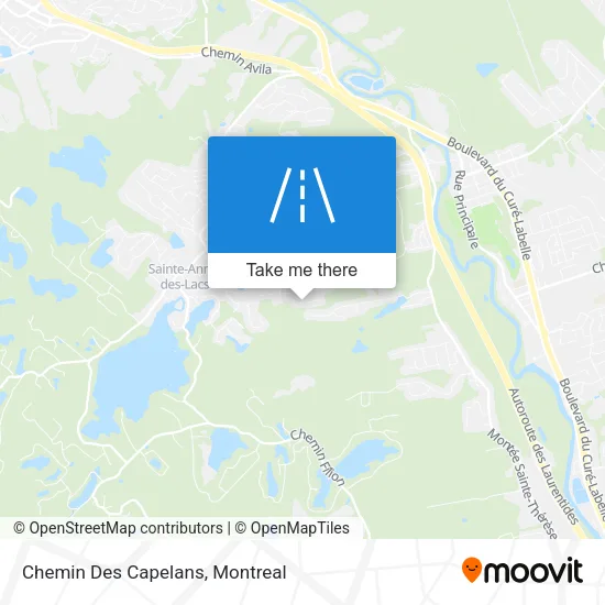 Chemin Des Capelans map