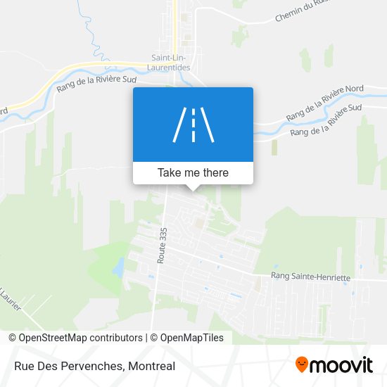 Rue Des Pervenches map
