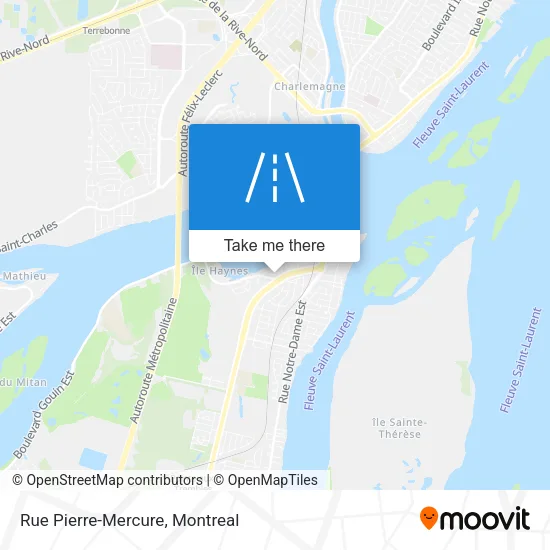 Rue Pierre-Mercure map