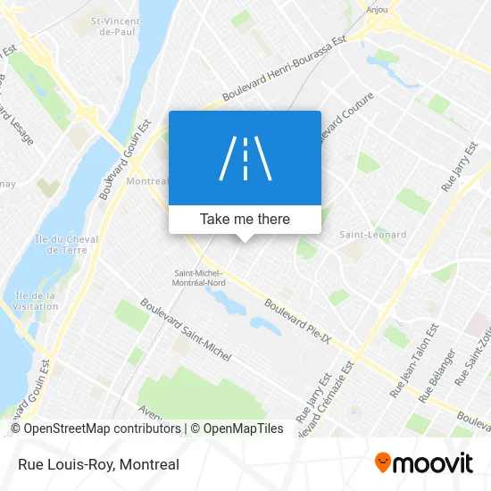 Rue Louis-Roy map