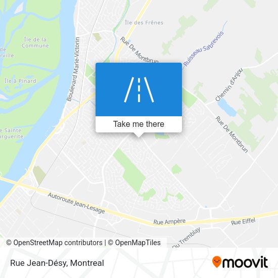 Rue Jean-Désy map