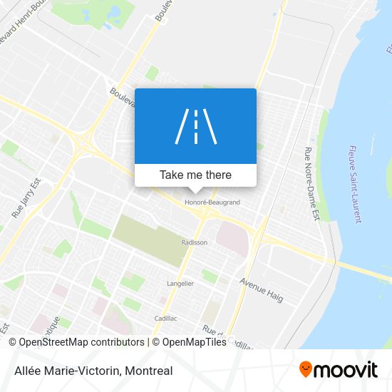 Allée Marie-Victorin map