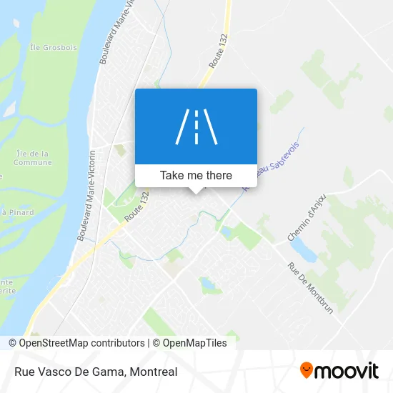 Rue Vasco De Gama map