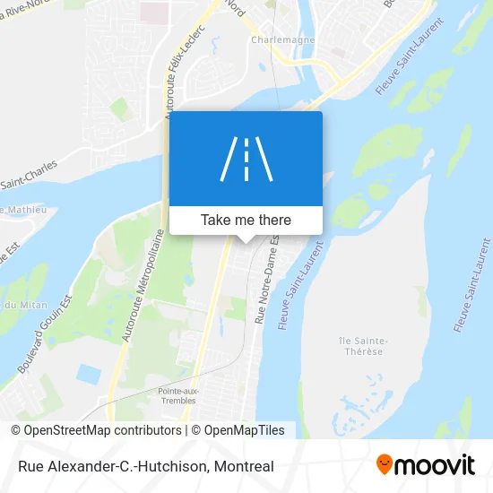 Rue Alexander-C.-Hutchison map