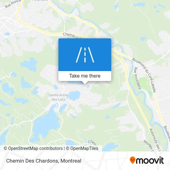 Chemin Des Chardons map