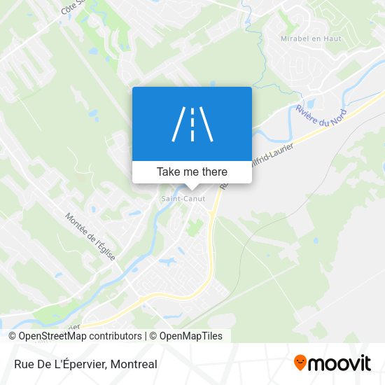 Rue De L'Épervier map