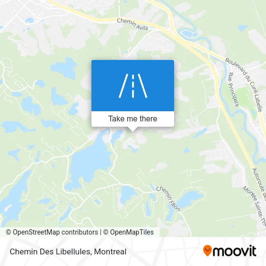 Chemin Des Libellules map