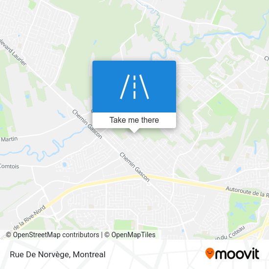 Rue De Norvège map