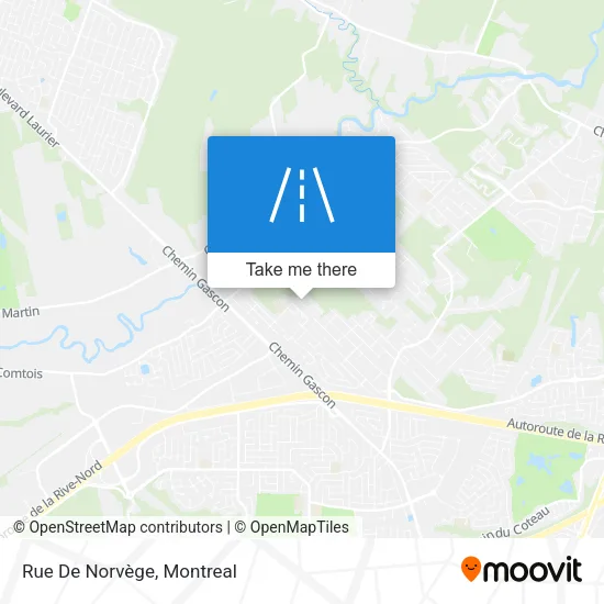 Rue De Norvège map