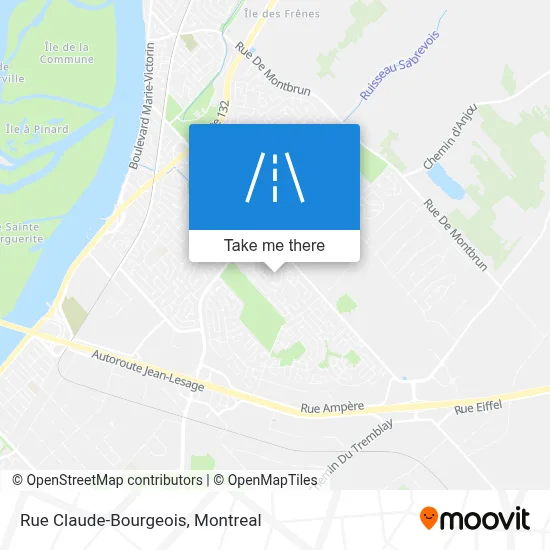 Rue Claude-Bourgeois map