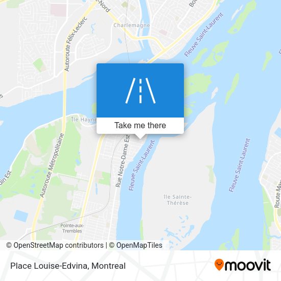 Place Louise-Edvina map