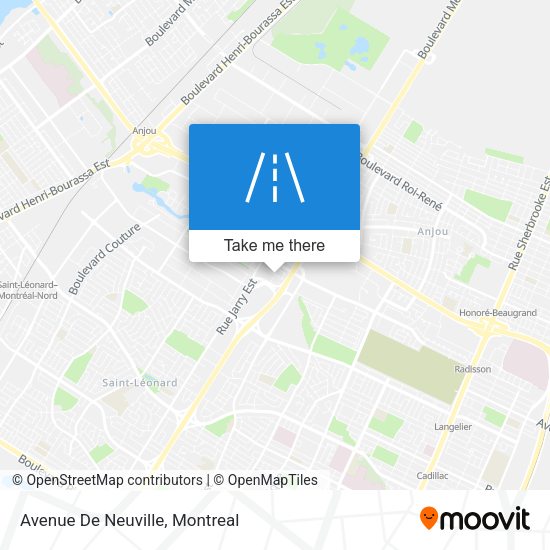 Avenue De Neuville map
