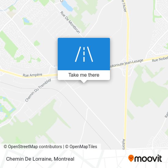 Chemin De Lorraine map
