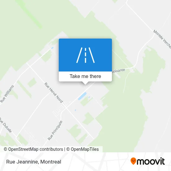 Rue Jeannine map