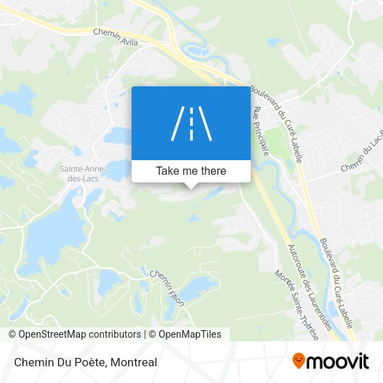 Chemin Du Poète map