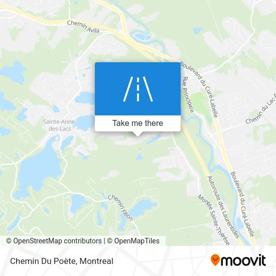 Chemin Du Poète map