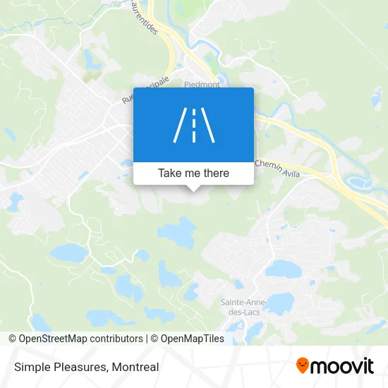 Simple Pleasures map
