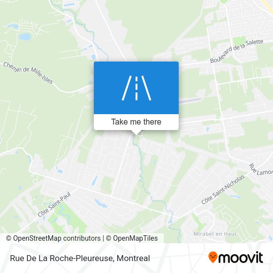 Rue De La Roche-Pleureuse map