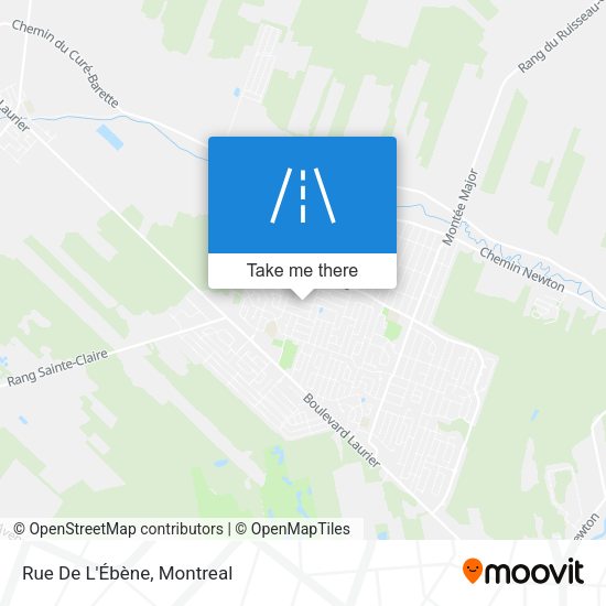 Rue De L'Ébène map