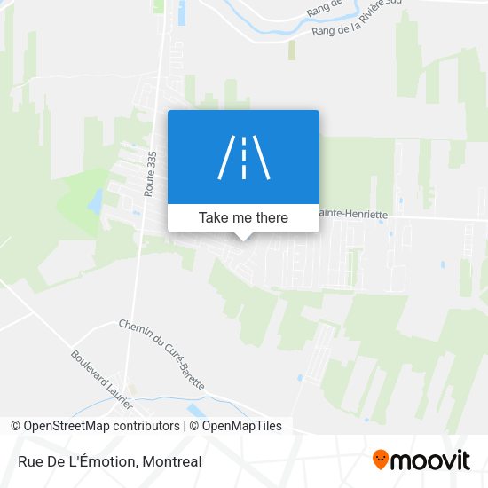 Rue De L'Émotion map
