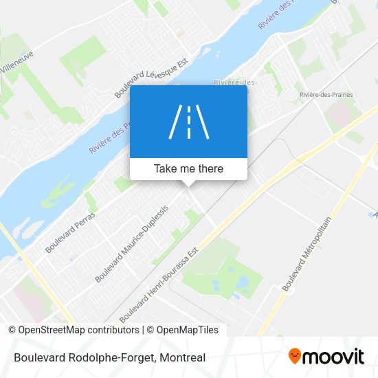 Boulevard Rodolphe-Forget map